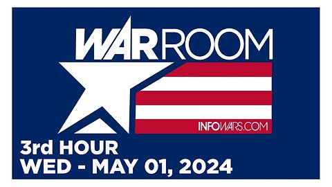 WAR ROOM [3 of 3] Wednesday 5/1/24 • TRUMP RALLY | JAMES O’KEEFE EXPOSING CIA CORRUPTION • Infowars