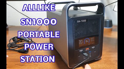 ALLLIKE SN1000 Portable Power Station, 1037WH, Pure Sine Wave
