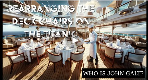 MONKEY WERX-We Are Rearranging the Deck Chairs on the Titanic - SITREP. TY JGANON, SGANON