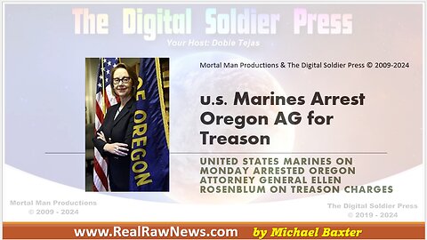 u.s. Marines Arrest Oregon AG for Treason