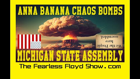 ANNA BANANA CHAOS BOMBS THE MICHiGAN STATE ASSEMBLY