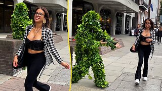 she is the funniest. bushman prank