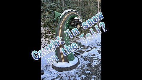 Dragon Tails - Episode 10 - My first solo ride on the Tail of the Dragon was in the snow and ice