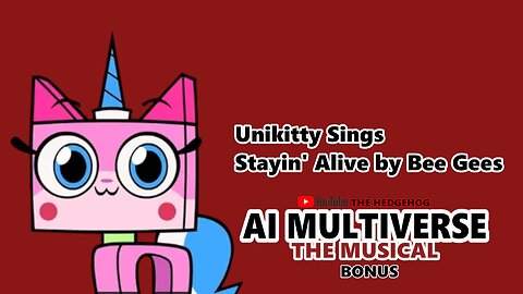 Unikitty Sings Stayin' Alive by Bee Gees (AI Cover Bonus)
