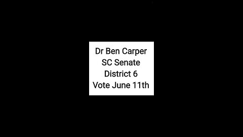 Ben Carper SC Senate district 6