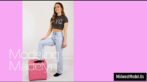Modeling Madelyn Pacsun Jeans - Fashion Model Photoshoot - Midwest Model Ageny