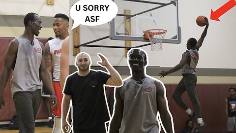 HE GOT DUNKED ON, YOU DON'T EVER POST MY CLIPS. 5V5 BASKETBALL. MIC'D UP. THIS HAPPENED.