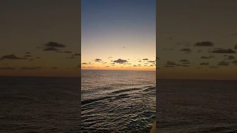 Sunrise From Wonder of The Seas!