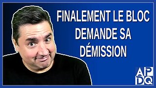 ⁣Finalement, le bloc demande sa démission