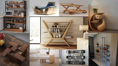 Unique 🔥wood furniture design ideas, 🏡home decor ideas