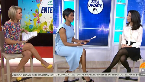 👑 Dylan Dreyer, Tamron Hall and Dr Natalie Azar Mar 21 2016