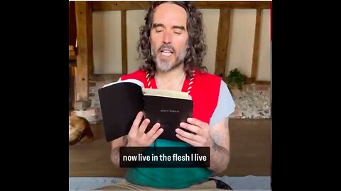 Russell Brand Baptized by immersion -