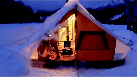 Relaxing Moments w/ My Sick Dog, COLD Winter Camp in the San Juan Mountains, Colorado