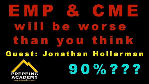 Jonathan Hollerman - EMP & CME, Survival Retreat Consultant, Best Selling Author