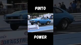 Big Block Chevy Powered Pinto Full Send Wheelie! #shorts