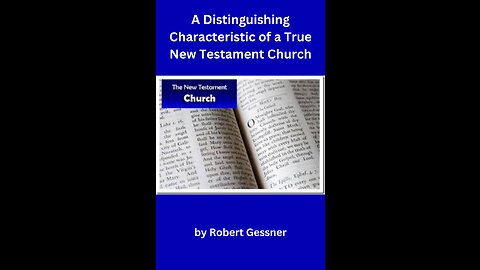 NT Church - by Robert Gessner, Its gatherings are surrounded by prayer.