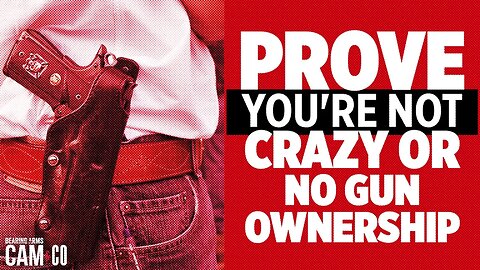 Prove You're Not Crazy Or You Can't Own A Gun?
