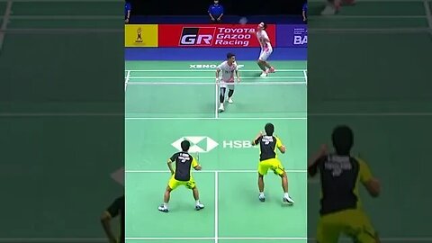 Carnando/Marthin (INA) vs Jomkoh/Kedren (THA) Semifinals - Thailand Masters 2023 #shorts