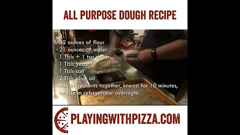 Very Versatile All-Purpose Dough (Double Batch) #Shorts