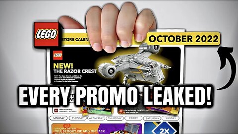 NEW LEGO October 2022 PROMOS LEAK! Promotional Calendar, Double VIP, Razor Crest, Icons and MORE