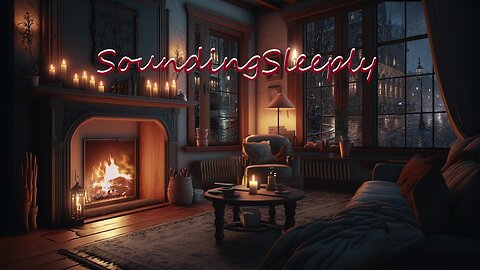 Crackling Fireplace | Meditation | Deep Sleep | SoundingSleeply