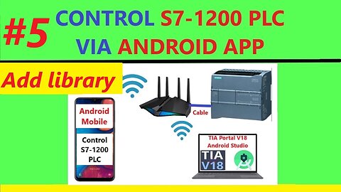 0158 - Control S7 1200 PLC with Android App mobile - Add library