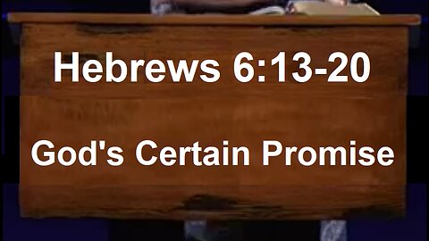God's Certain Promise! 02/05/2023