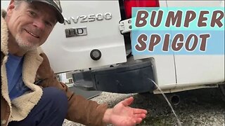 BUMPER SPIGOT! Running Water on Van or Truck