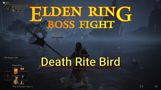 Elden Ring : Boss Fight - Death Rite Bird (but we lost)