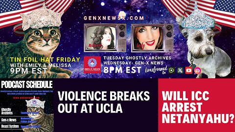 Gen-X News: Violence Breaks Out At UCLA / Will ICC Arrest Netanyahu?