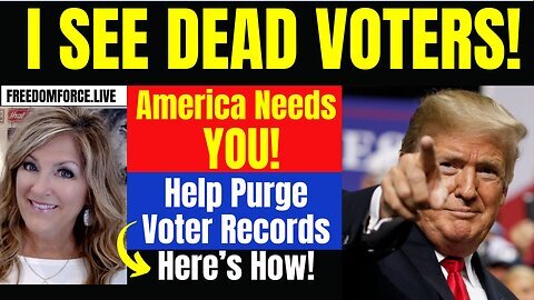 Melissa Redpill - I See DEAD Voters! HELP! Purge Voter Rolls