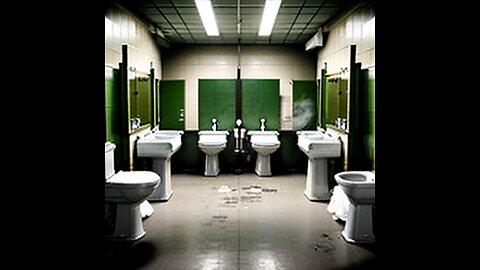 AI art: Public bathrooms in dreams