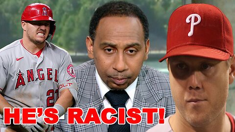 Jonathan Papelbon EXPLODES on Stephen A Smith! Calls him a RACIST for MOCKING Mike Trout's injury!
