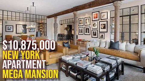 Inside $10,875,000 NEW YORK Warehouse Apartment Mega Mansion