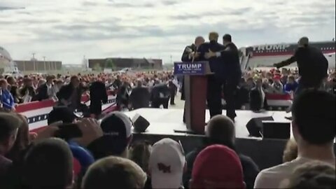 RAW VIDEO: Man ALMOST SH0T Donald Trump at Stage DURING Trump Ohio Rally 2024