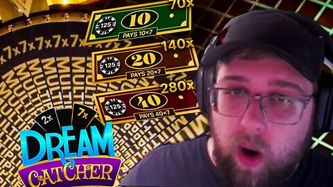 INSANE 7X MULTIPLIER ON DREAM CATCHER LIVE GAME SHOW!