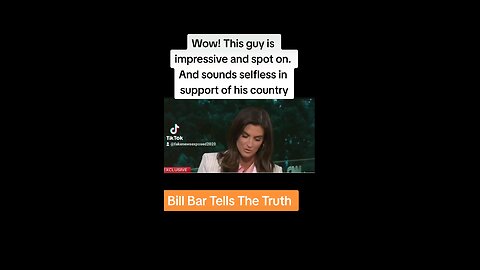 Bill Bar Comes To His Senses