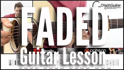 Alan Walker - Faded (Guitar Lesson)