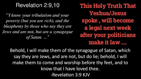 Congress , targeting the holy words of Yeshua /Jesus , by making his words illegal & against the law