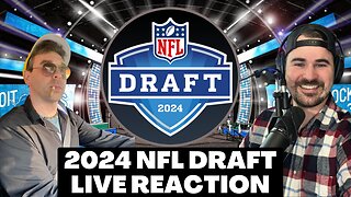 🏈 2024 NFL Draft - Round 1 🏈 Live Reaction! 🏈
