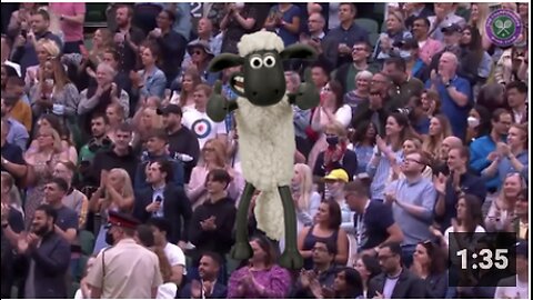Sarah Gilbert, received a standing ovation from dumb sheeple, at Wimbledon?