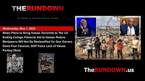 #707 - Biden Plans to Bring Hamas Refugees to the US