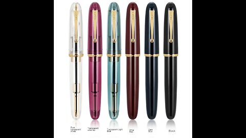 SALE!! Fountain Pen Acrylic Transparent Spin Pen 40MM Nib