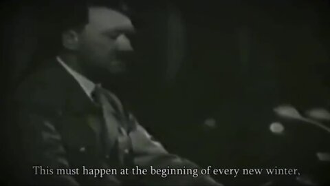 Motivational Speech by Hitler - Germans must all help each other