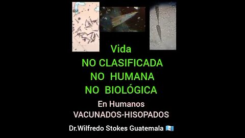 Vida no clasificada no humana no biológica en vacunados e hisopados