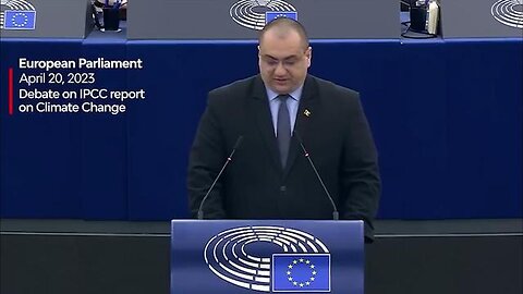 MEP Cristian Terheș blows the 'man-made climate change' April 20, 2023