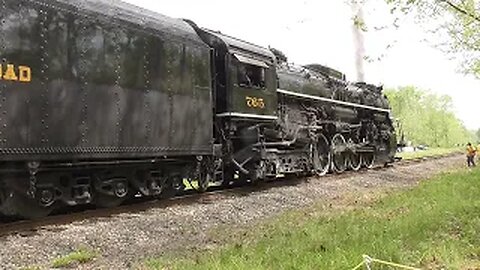 NKP 765 Steam in the Valley at CVSR in Brecksville Ohio May 21, 2022,