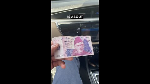 Getting used to the Pakistani currency - Part 1