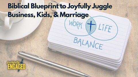 Biblical Blueprint to Joyfully Juggle Business, Kids, & Marriage