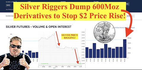ALERT! Silver Riggers Dump 600Moz ow Derivatives to Stop $2 Price Rise! (Bix Weir)
